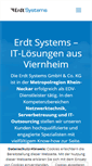 Mobile Screenshot of erdtsystems.de